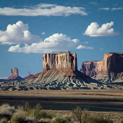 Monument Valley Sandstone Buttes Landscape