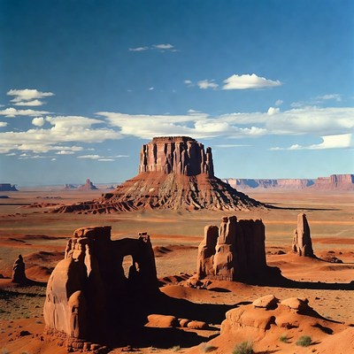 Monument Valley sandstone buttes landscape