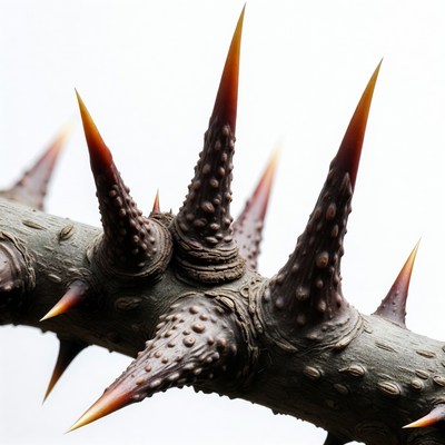 Sharp Thorns on Branch