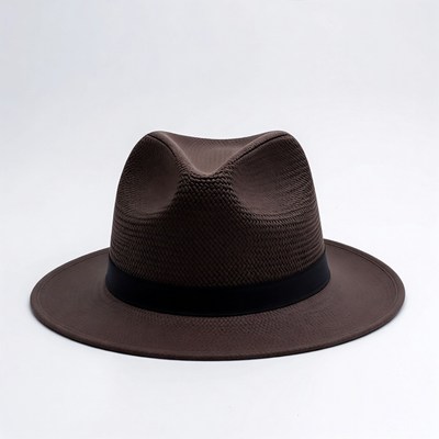 Brown Fedora Hat Isolated