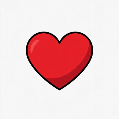 Red heart illustration