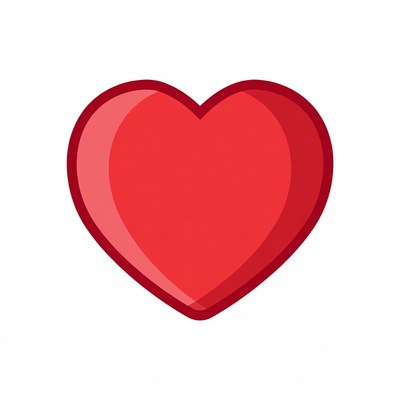 Red heart icon