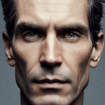 Close-up portrait of mature man