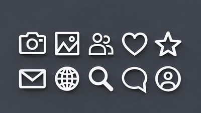 Social Media Icons Set