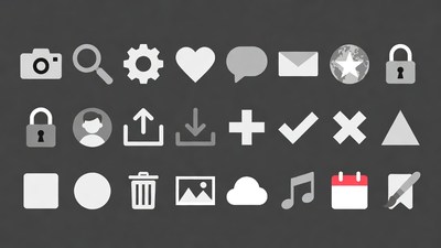 Set of Flat UI Icons