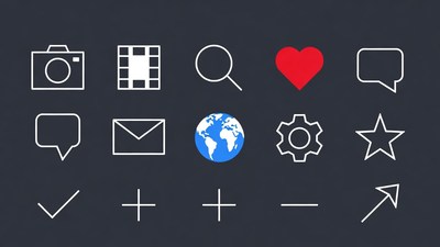 Social Media Icons Set