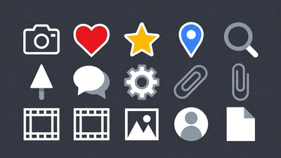 Social Media Icons Set