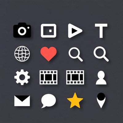 Social Media Icons Set