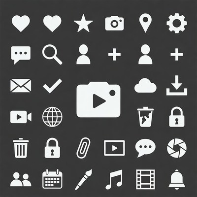 Social Media Icons Set