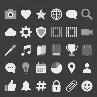 Social Media Icons Set