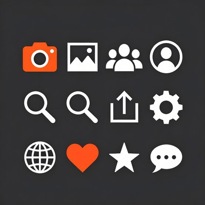 Social Media Icons Set