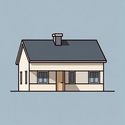 Simple house illustration