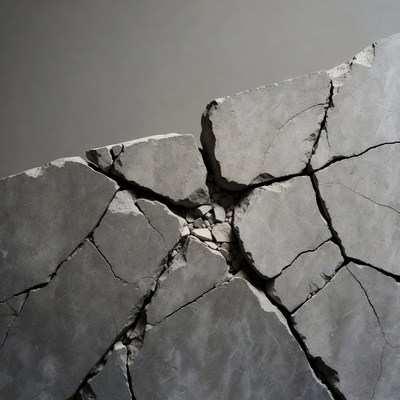 Cracked Concrete Surface