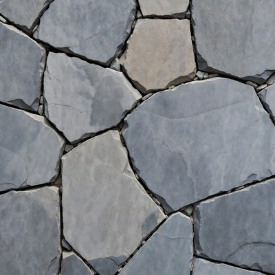 Gray flagstone wall texture