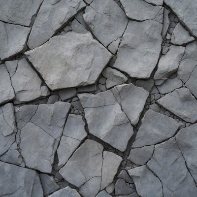 Gray Cracked Stone Texture