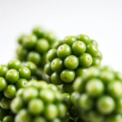 Fresh Green Peppercorn Clusters