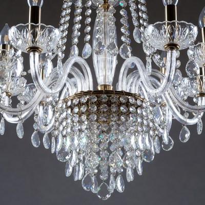 Elegant Crystal Chandelier Hanging