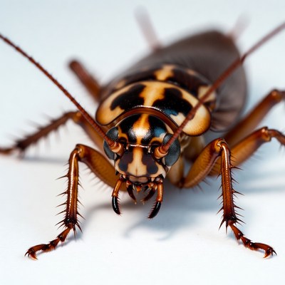 Closeup of Madagascar hissing cockroach