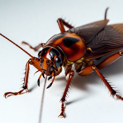 Closeup of Madagascar hissing cockroach