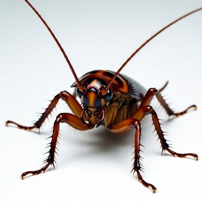 Closeup of American cockroach