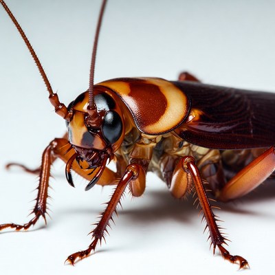 Close-up of Madagascar hissing cockroach