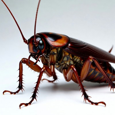 Closeup of American Cockroach