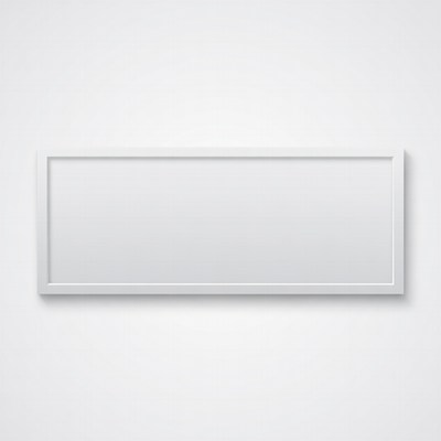 White Empty Picture Frame