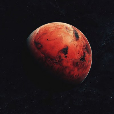 Mars Planet in Space