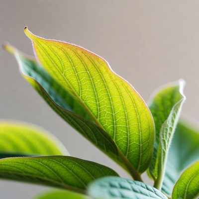 Vibrant Green Plant Leaves