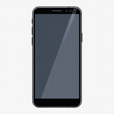 Black Smartphone Illustration