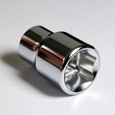 Shiny Chrome Socket Adapter