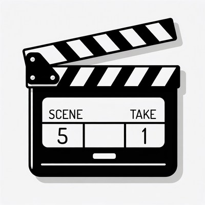 Clapperboard Scene 5 Take 1