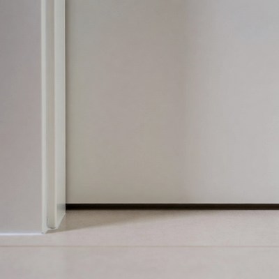 Empty White Corner Room