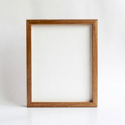 Empty Wooden Picture Frame