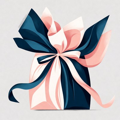 Colorful Gift Box with Bow