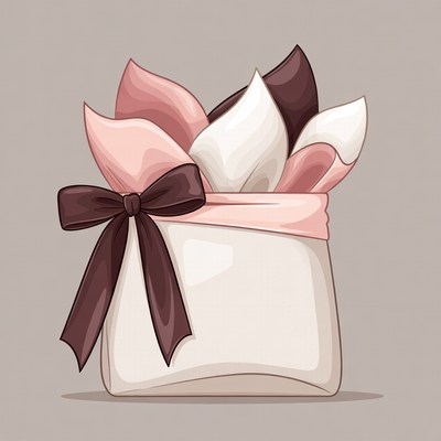 Pink Gift Box with Bow