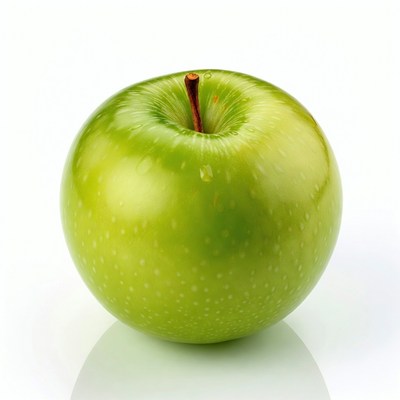 Fresh green apple isolated