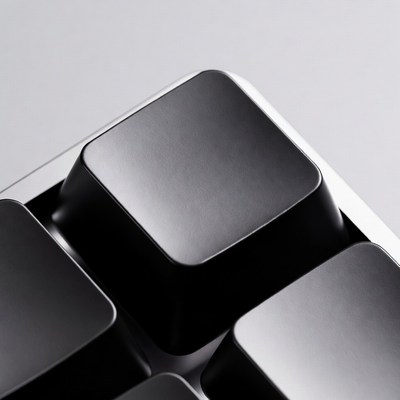 Black Keyboard Keys Closeup