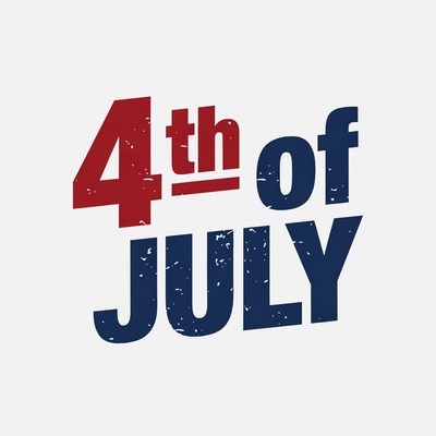4th of July Text