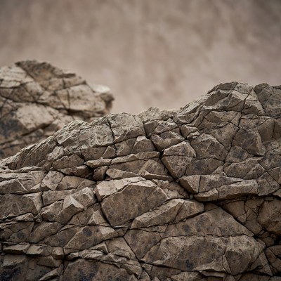 Rugged Brown Rock Formation