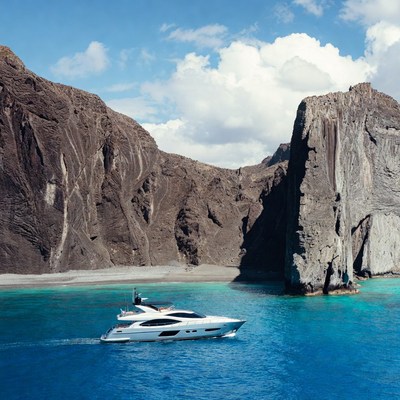 Luxury Yacht in Turquoise Bay