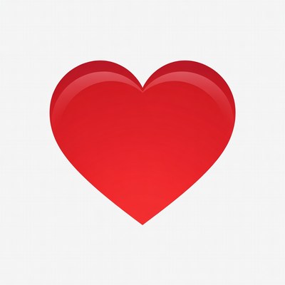 Shiny Red Heart Icon