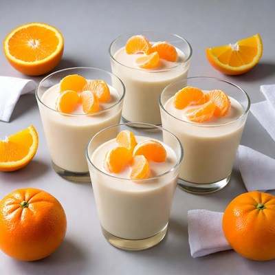 Creamy Mandarin Orange Parfaits
