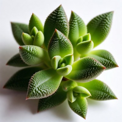 Haworthia Succulent Plant Closeup