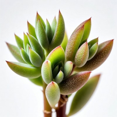 Succulent Plant with Red-Tipped Leaves