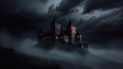 Dark Castle on Misty Hill