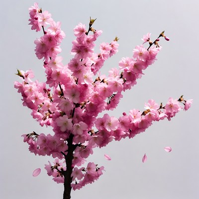 Pink Cherry Blossom Tree