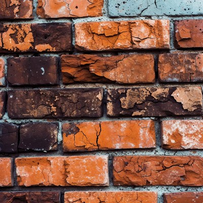 Rustic Red Brick Wall Texture