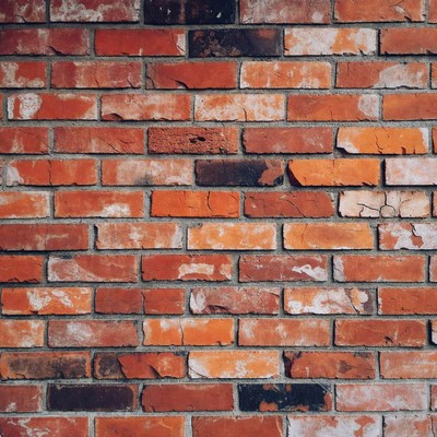 Old Red Brick Wall Texture