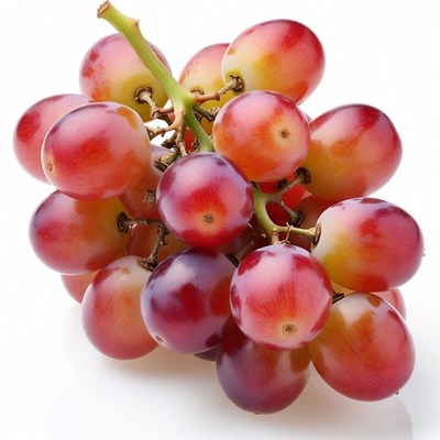 Fresh red grapes bunch